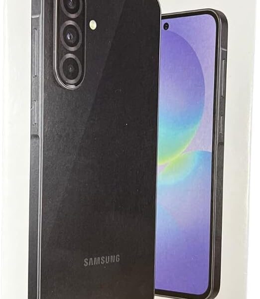 Samsung Galaxy A36 5G 2025 | 128GB, Dual SIM | 6.7" 120Hz AMOLED, IP67 Water Resistant, Android 15 | International Model Factory Unlocked for T-Mobile & Global | 25W Fast Charger Bundle (Black)