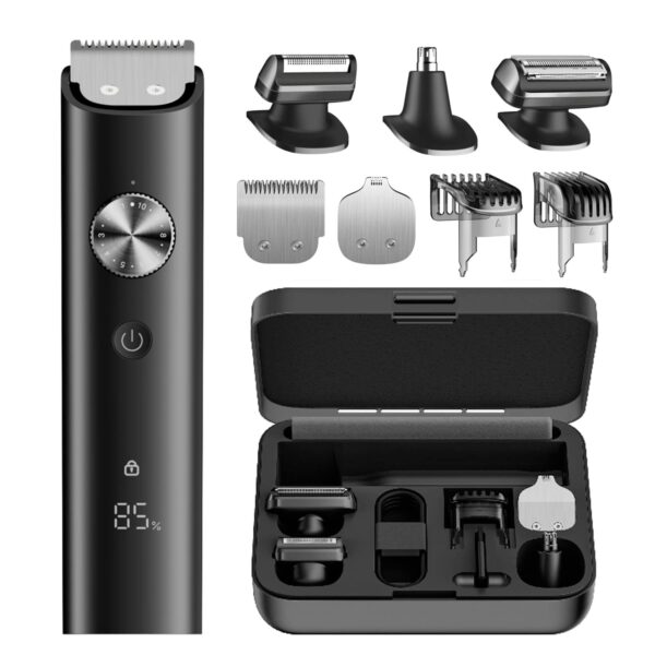 XIAOMI Grooming Kit Pro, Beard Trimmer for Men, IPX7 Waterproof Electric Razor Shavers, Hair Trimmer for Nose Ear Mustache Face Body, 40 Length Settings, Cordless Clippers, Gifts for Men