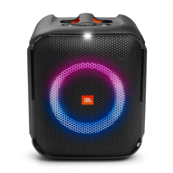 JBL PartyBox Encore Essential - Portable Party Speaker with JBL Original Pro sound and lightshow function, splash-proof according to IPX4, up to 6 hours of battery life, Black