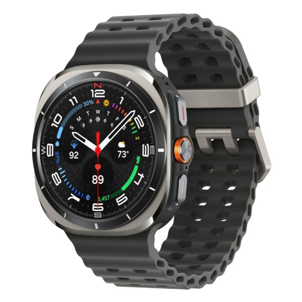 Samsung Galaxy Watch Ultra (2025) 47mm LTE Smartwatch, Titanium Casing, Advanced Sleep Coaching, Running Coach, Energy Score, Heart Rate Tracking, GPS, Titanium Silver [US Version, 2 Yr Warranty]